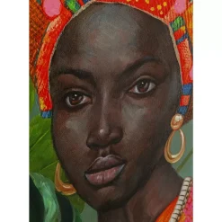 Leinwandbild African Beauty 70X100Cm