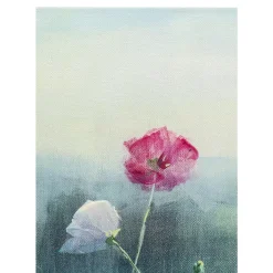 Leinwandbild Pastell Flowers 120X120Cm