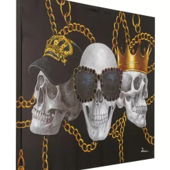 Leinwandbild Skull Gang 90X120
