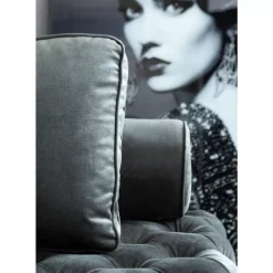 Liege Bottone Velvet Grau