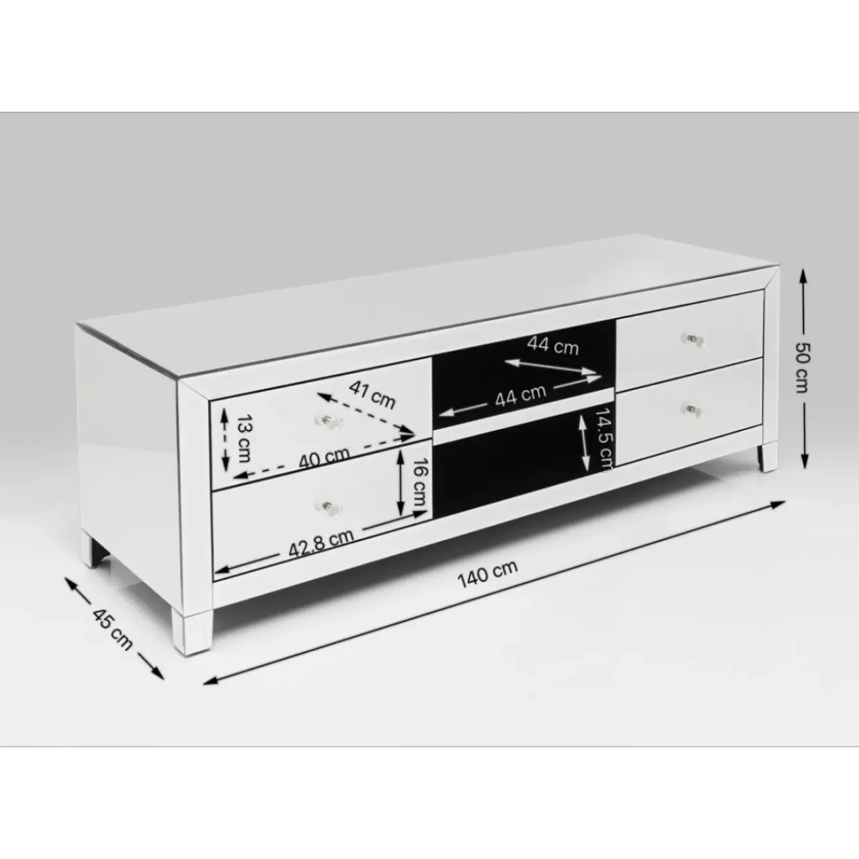 Lowboard Luxury 140Cm