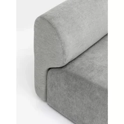 Lucca Ottomane Elements Grau Rechts 90Cm