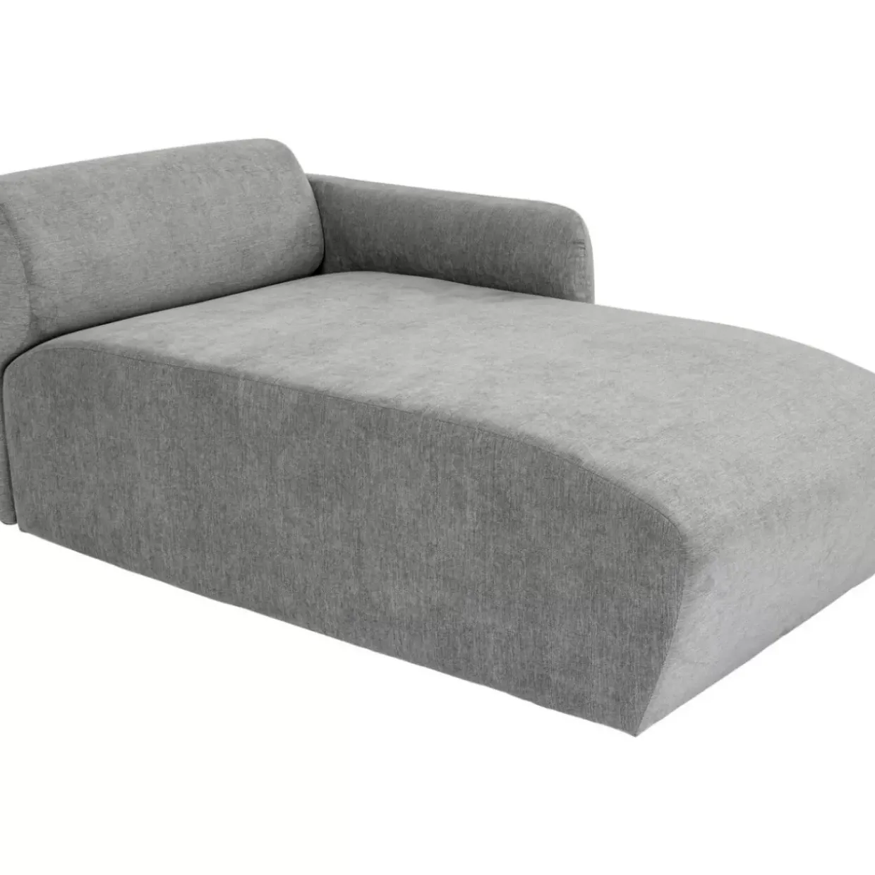 Lucca Ottomane Elements Grau Rechts 90Cm