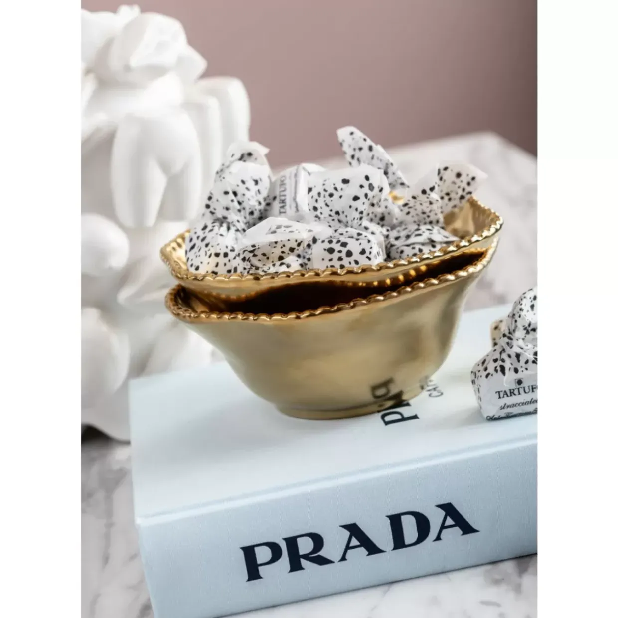 Muslischale Bell Gold O16Cm