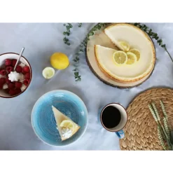 Muslischale Swirl Blau O14Cm