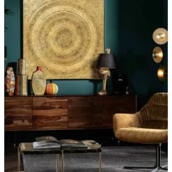 Objektbild Art Circle Gold 120X120Cm