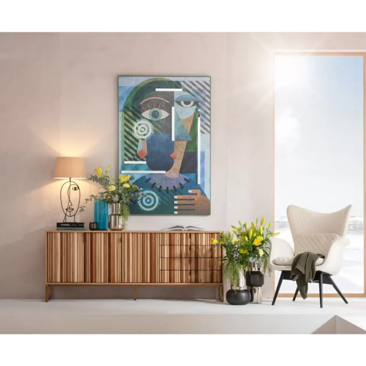 Objektbild Geometric Woman 100X150Cm