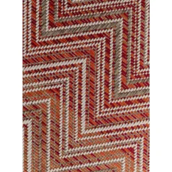 Outdoor Teppich Zigzag Rot 160X230Cm