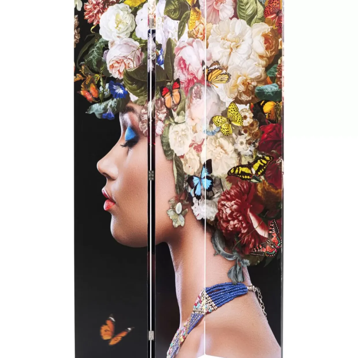 Paravent Flowery Shoulder Vs Bunch Flowers 120X180