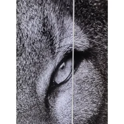 Paravent King Lion Vs Cat Girl 120X180Cm