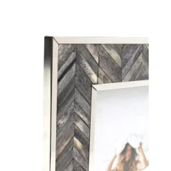 Rahmen Chevron Grau 13X18