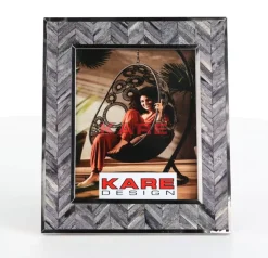 Rahmen Chevron Grau 20X25
