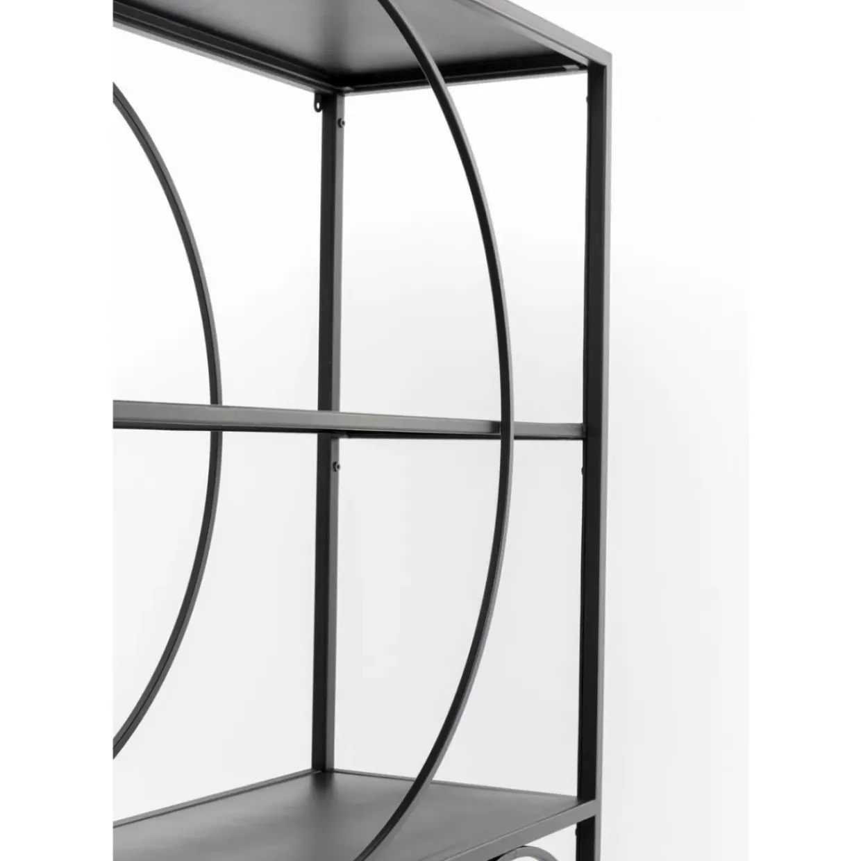 Regal Circle Schwarz 100X200Cm