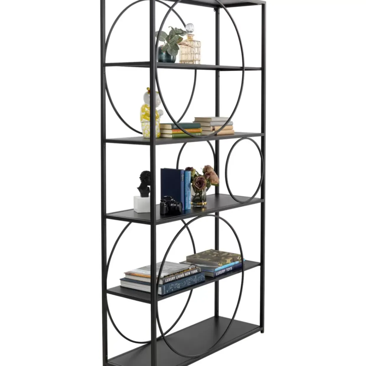 Regal Circle Schwarz 100X200Cm