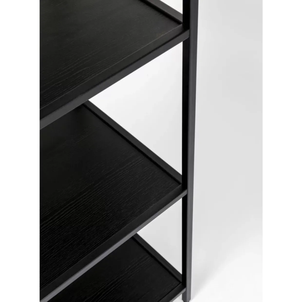 Regal Loftie Schwarz 77X185Cm