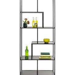 Regal Loftie Schwarz 77X185Cm