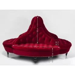 Rundsofa Boudoir 4-Sitzer Small