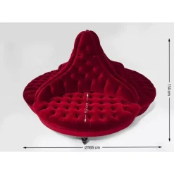 Rundsofa Boudoir 4-Sitzer Small