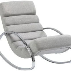 Schaukelsessel Manhattan Grau-Beige