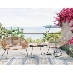 Schaukelstuhl Acapulco Natur