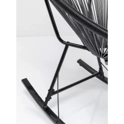 Schaukelstuhl Acapulco Schwarz