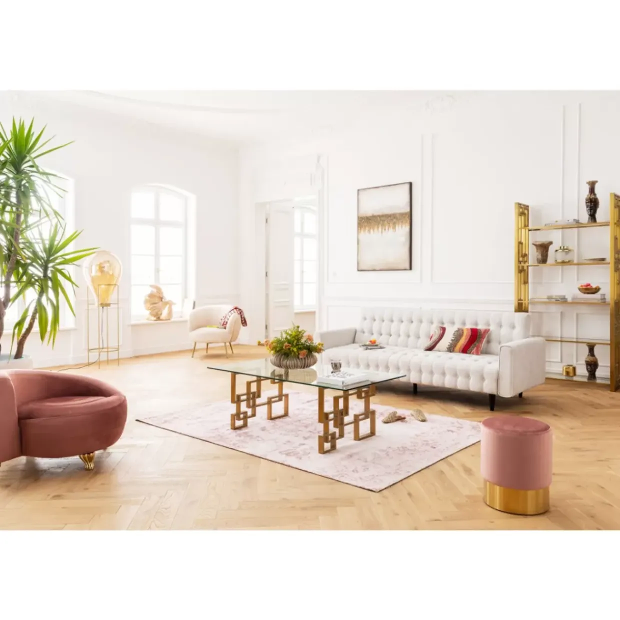 Schlafsofa Milchbar Beige 219Cm