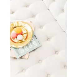 Schlafsofa Milchbar Beige 219Cm