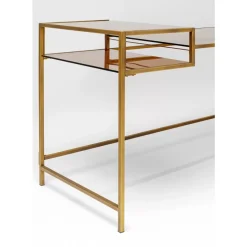 Schreibtisch Loft Gold 134X60Cm