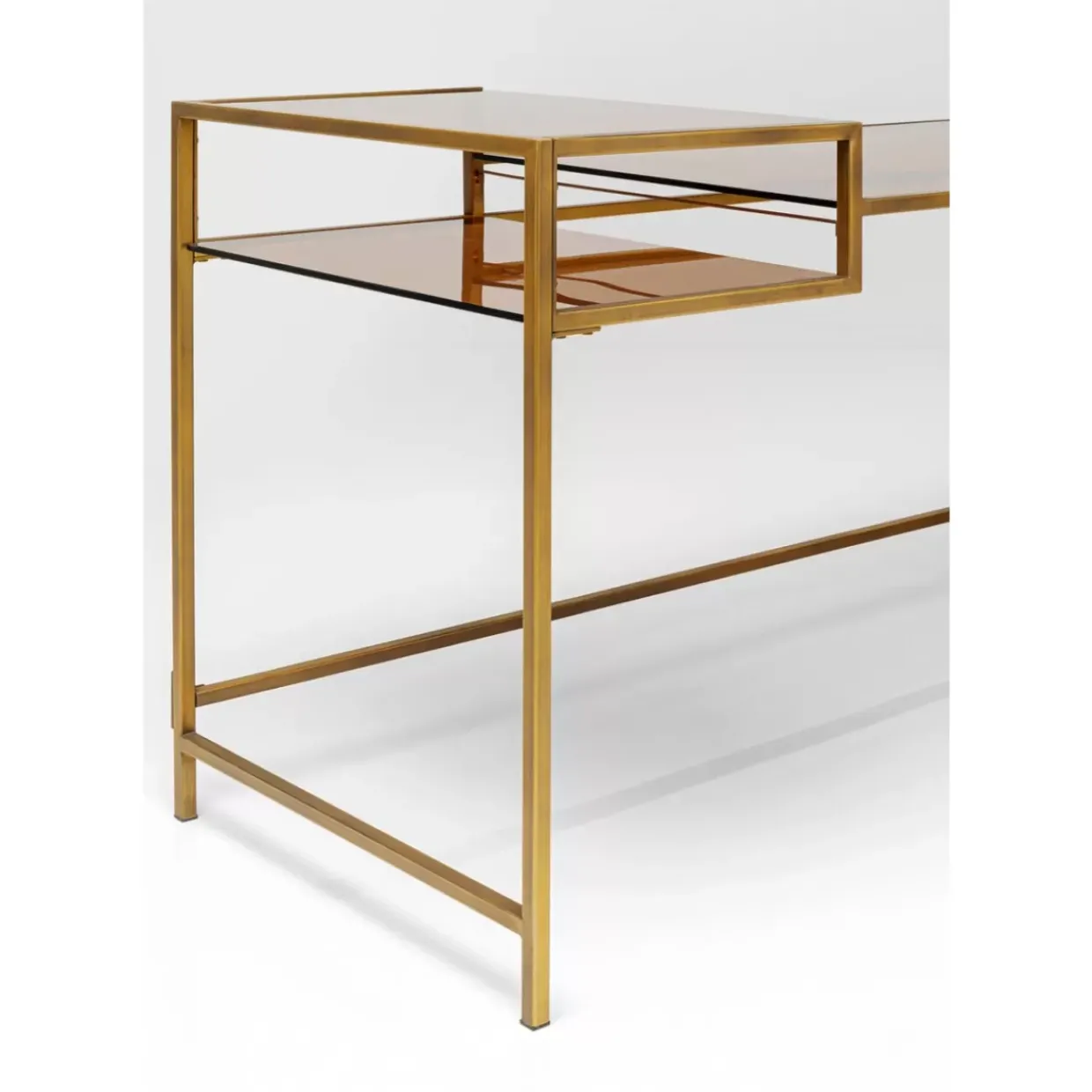 Schreibtisch Loft Gold 134X60Cm