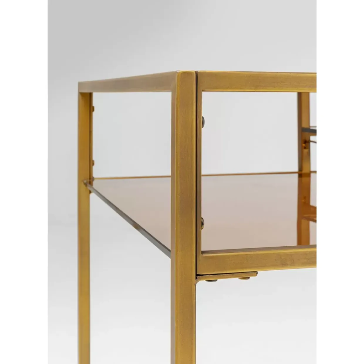 Schreibtisch Loft Gold 134X60Cm