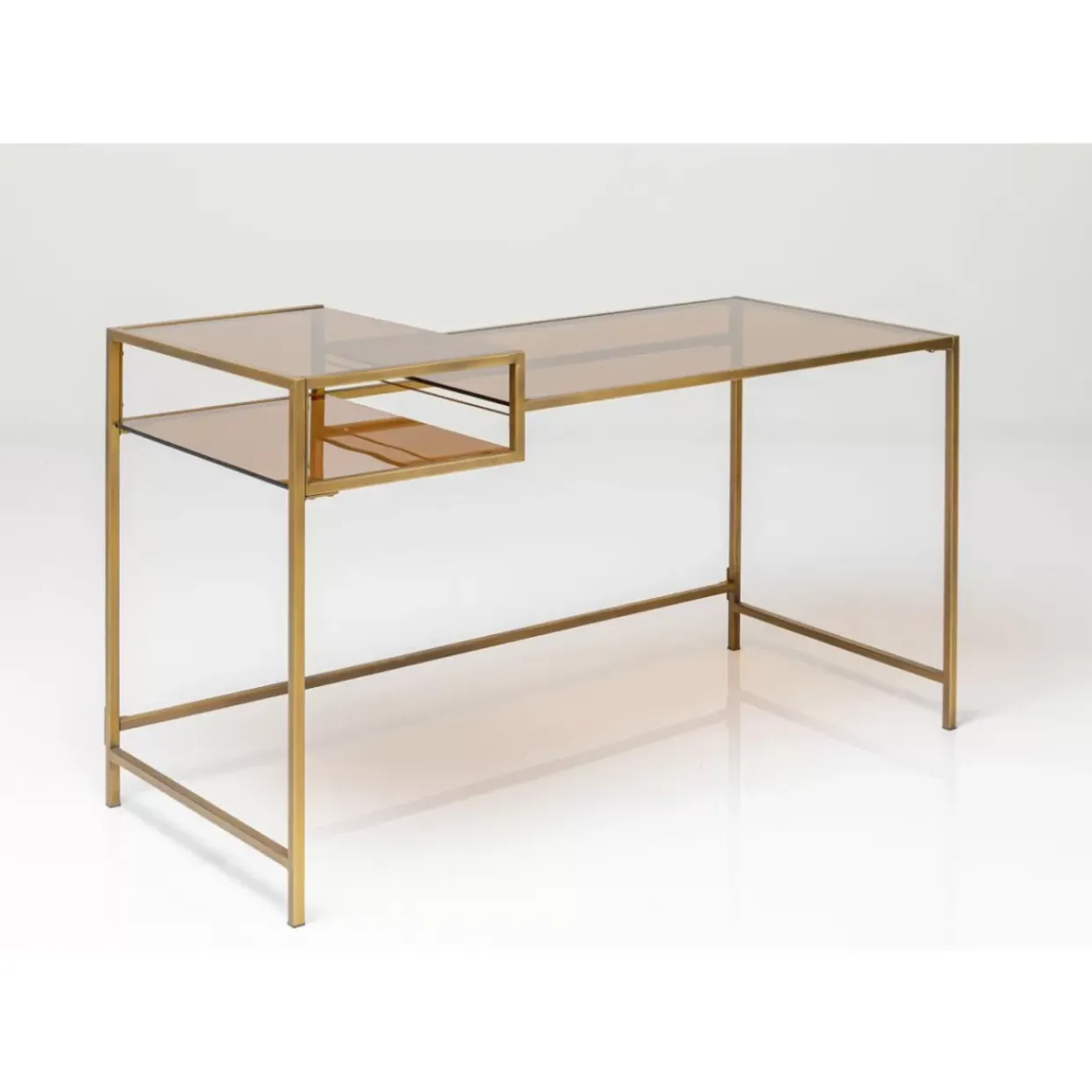 Schreibtisch Loft Gold 134X60Cm