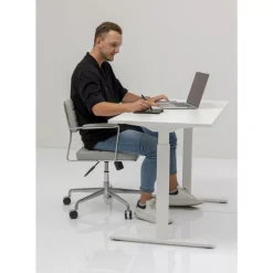 Schreibtisch Office Smart Weiss Weiss 140X60