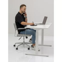 Schreibtisch Office Smart Weiss Weiss 140X60