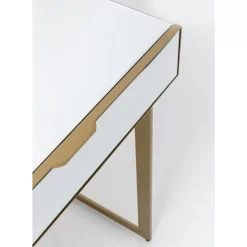 Schreibtisch Soran Gold 120X50Cm
