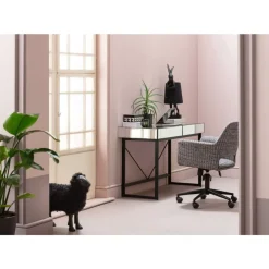 Schreibtisch Soran Schwarz 120X50Cm