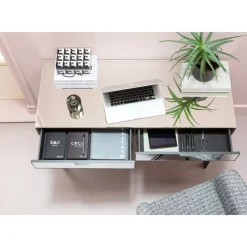 Schreibtisch Soran Schwarz 120X50Cm