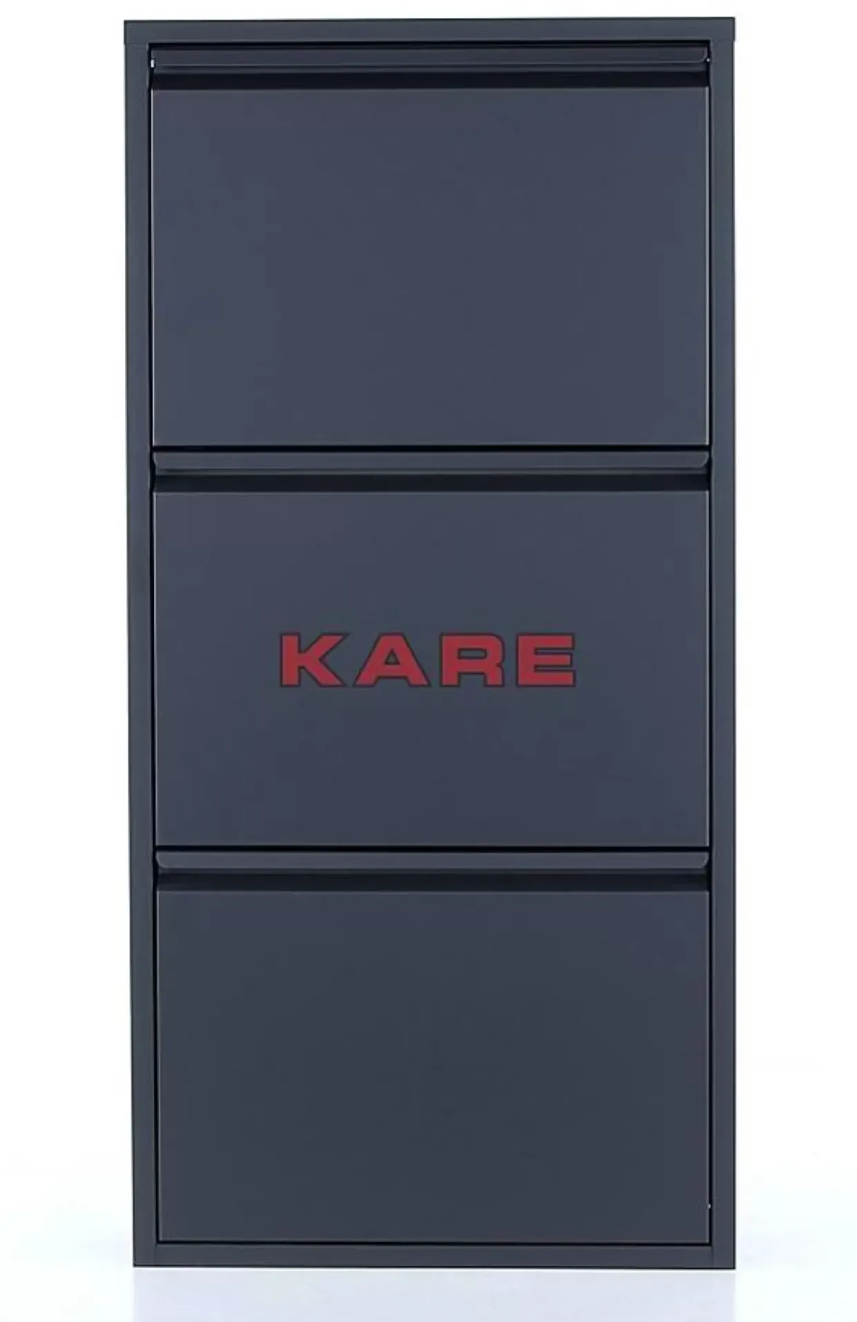 Schuhkipper Caruso 3-Er Anthrazit