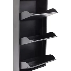 Schuhkipper Caruso 3-Er Anthrazit