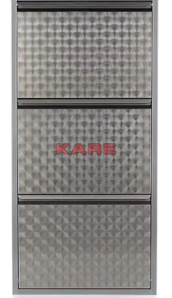 Schuhkipper Caruso 3-Er Silber/Geflext