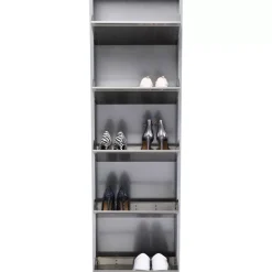 Schuhkipper Caruso 5-Er Silber/Geflext