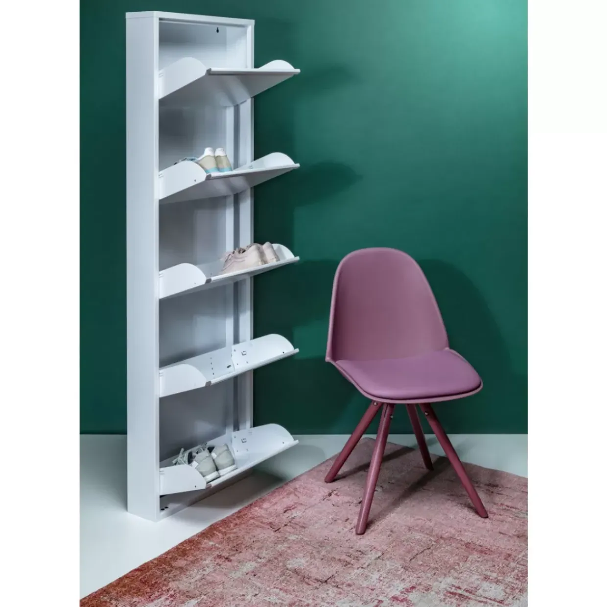 Schuhkipper Caruso 5-Er Weiss