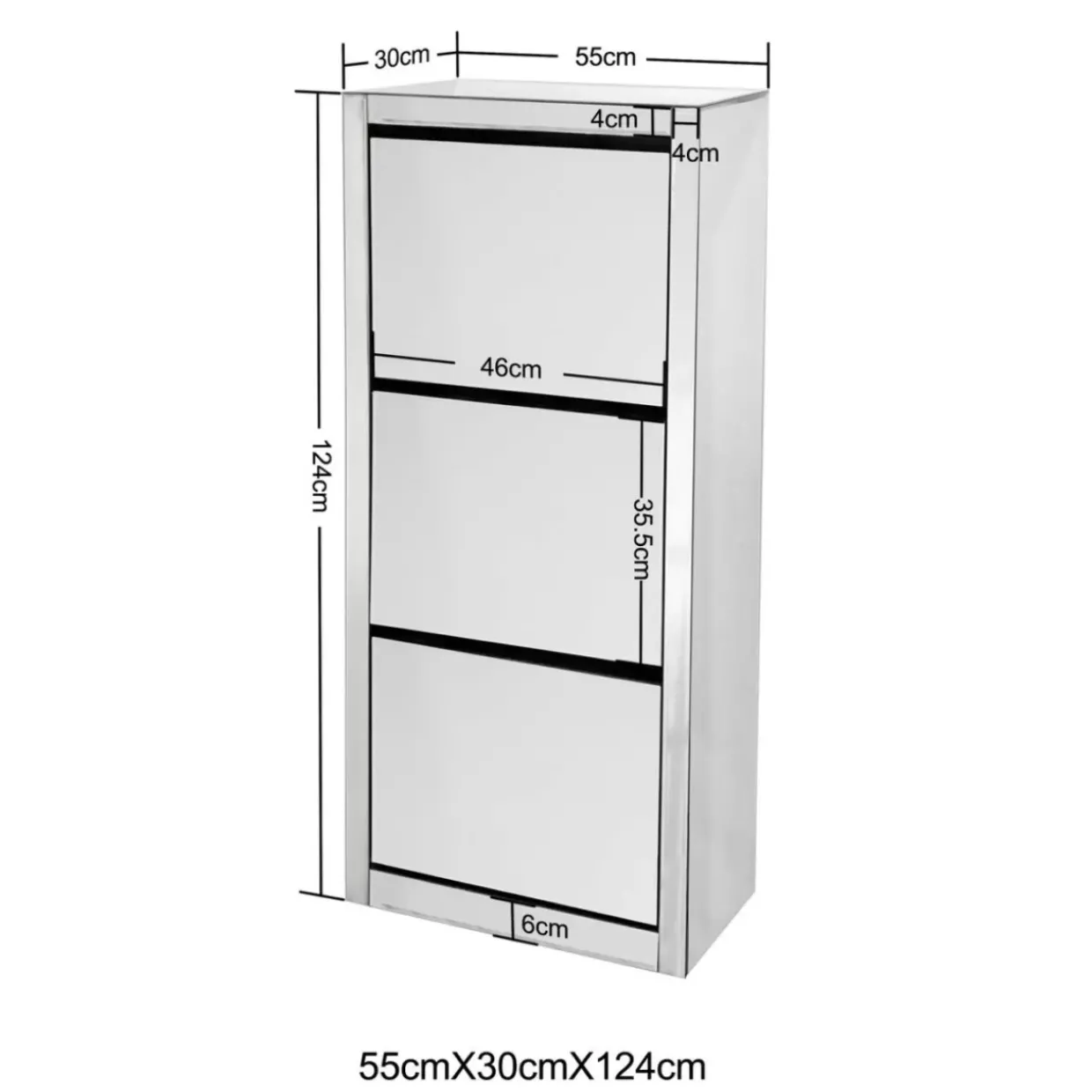 Schuhkipper Luxury 3-Er