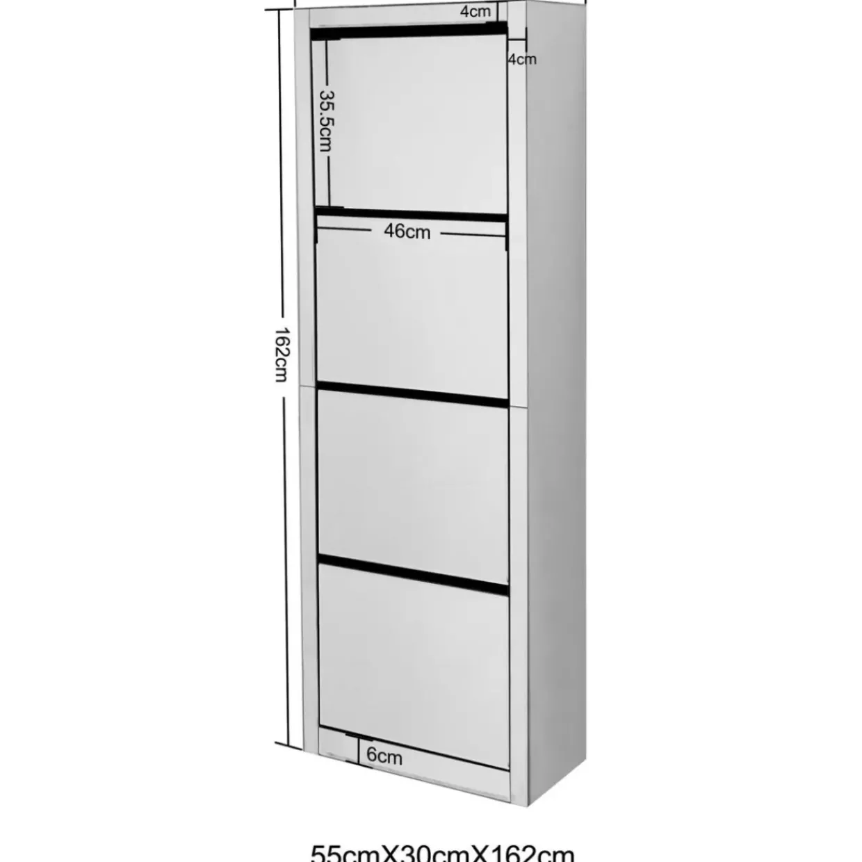 Schuhkipper Luxury 4-Er