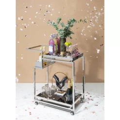 Servierwagen Barfly Silber