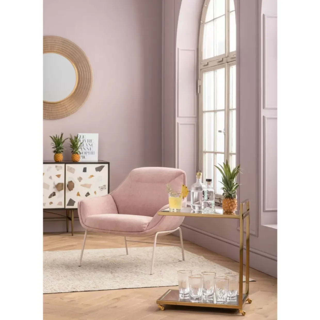 Servierwagen Classy Gold