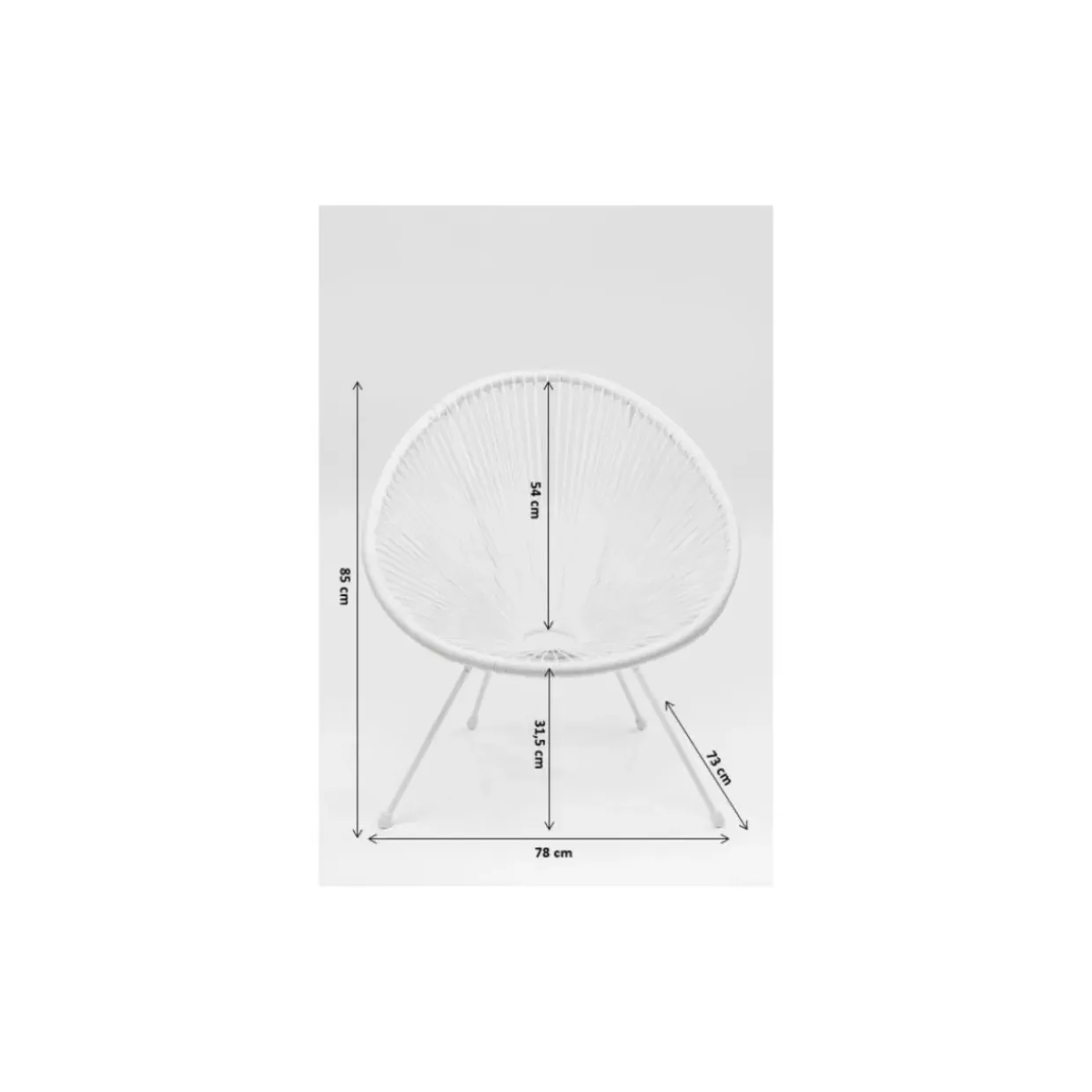 Sessel Acapulco Weiss