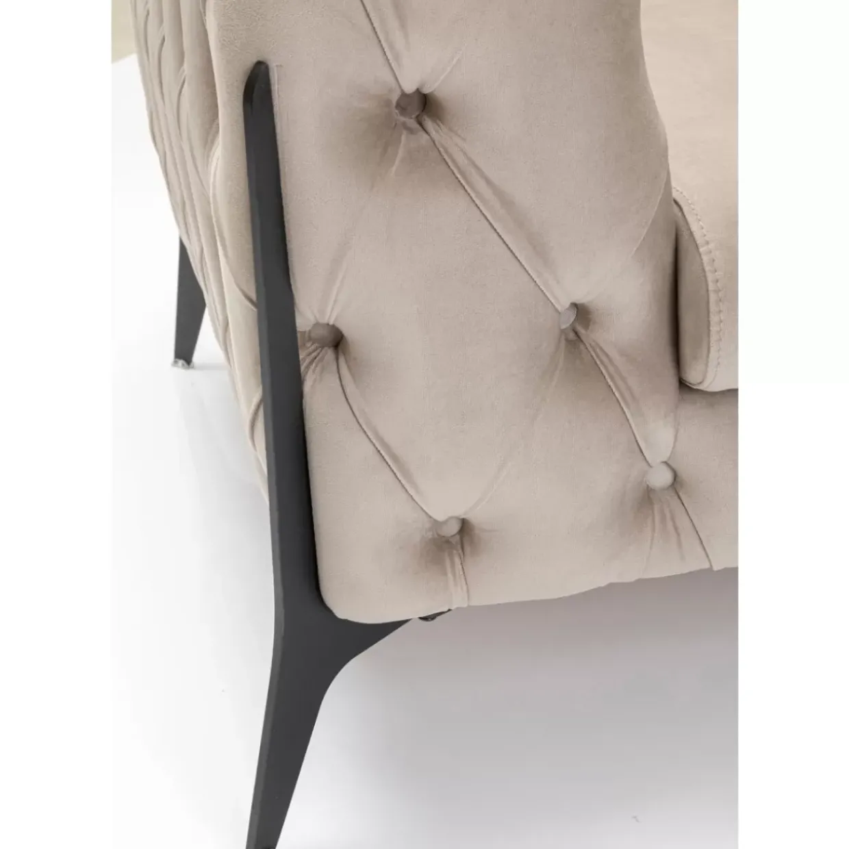 Sessel Bellissima Velvet Beige 120Cm