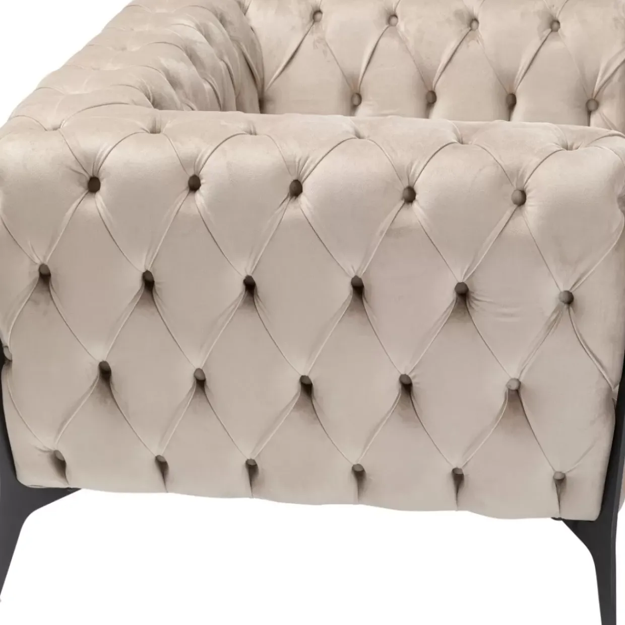 Sessel Bellissima Velvet Beige 120Cm