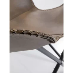 Sessel California Leder Dunkelbraun