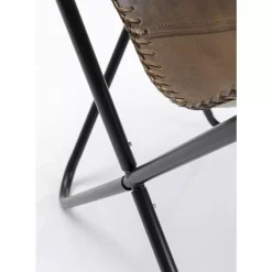 Sessel California Leder Dunkelbraun